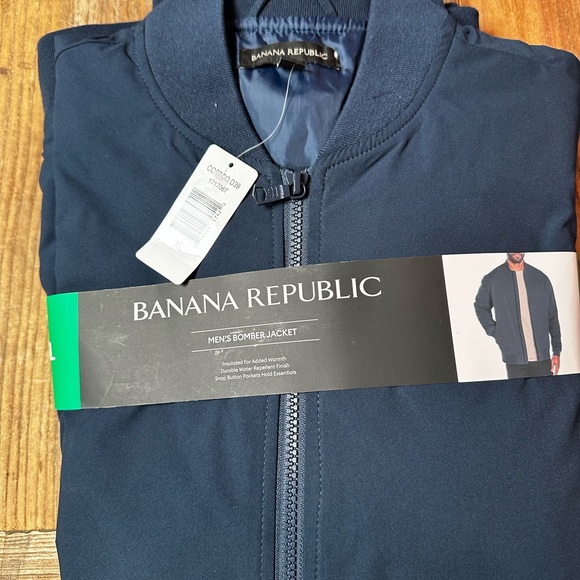 Banana Republic Other - Banana Republic Dark Blue Men's Bomber Jacket XL
